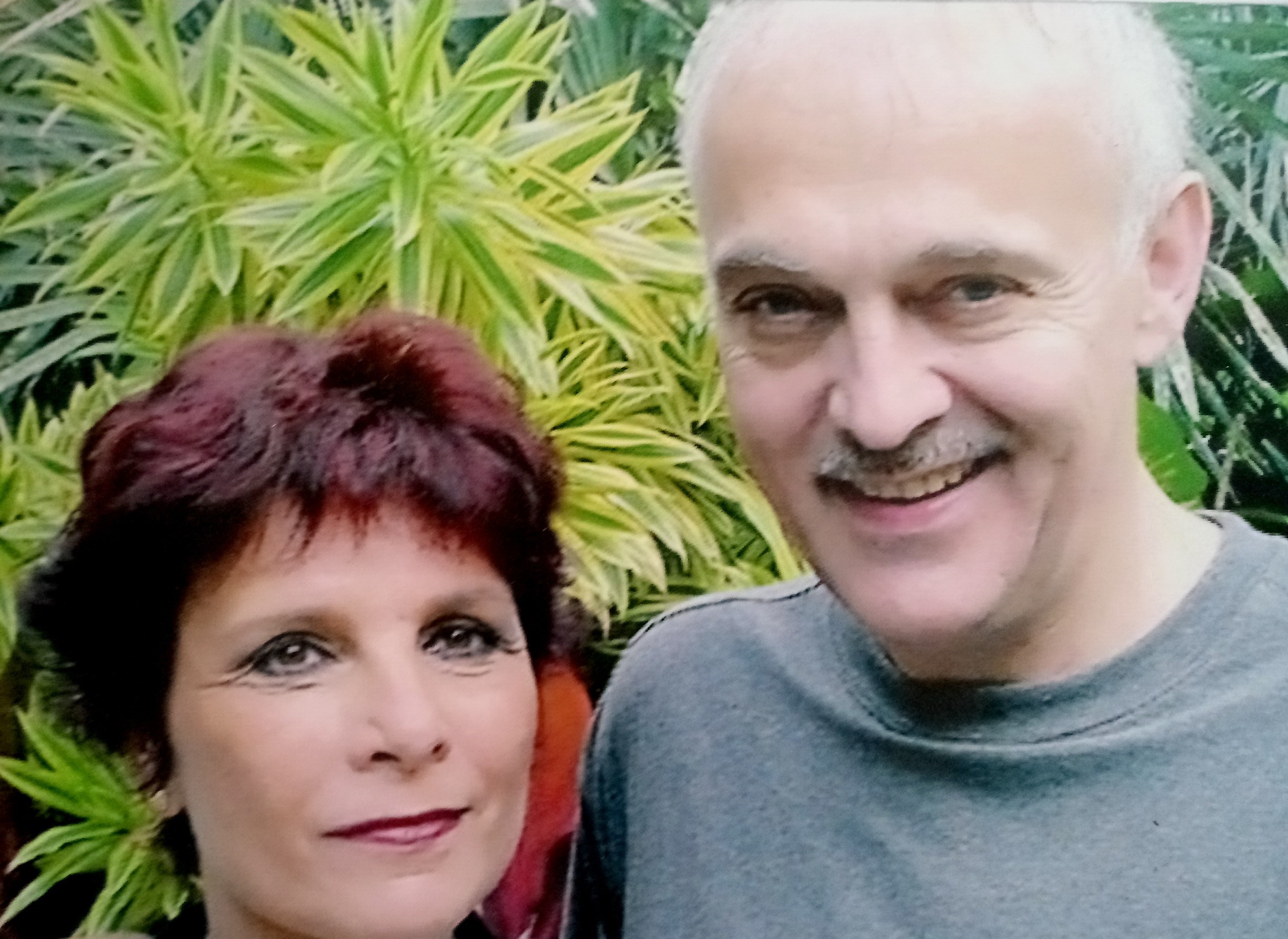 Gisela mit Ulrich in Singapore